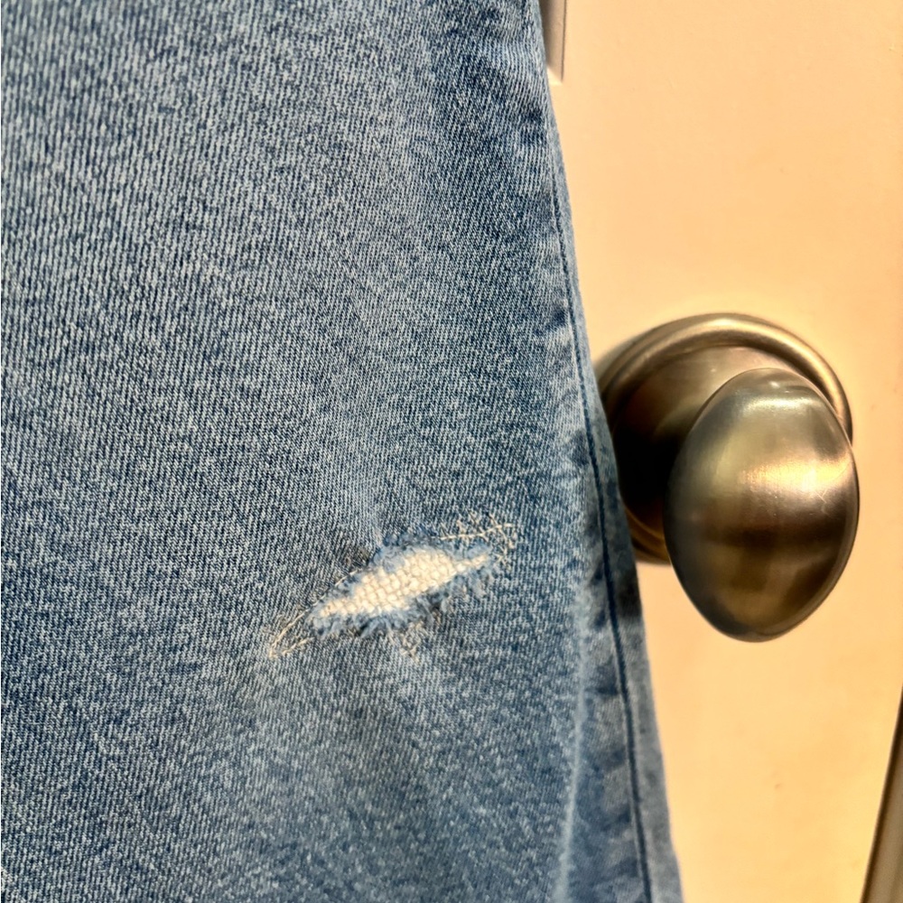 LOFT Modern Fit Medium Wash Straight Leg Jeans - Picture 6 of 7